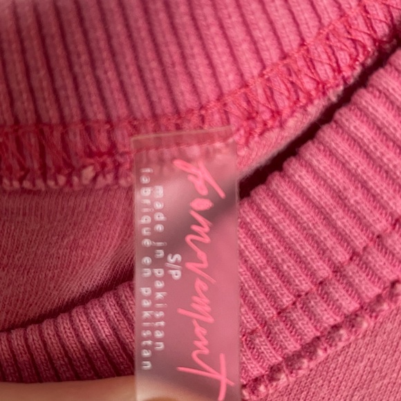 FP Movement by Free People Rose Pink Sleeveless Drawstring Jumpsuit S/P NWOT - Picture 3 of 5